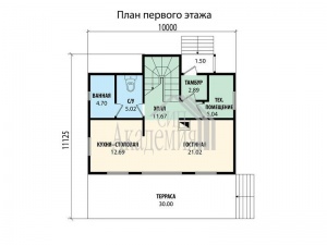 Проект дома VH "03-14" Атланта - Фото 6