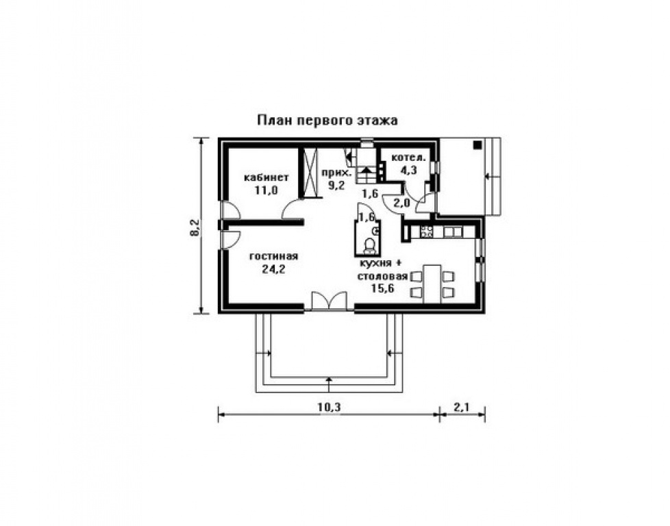 Проект дома Проект дома AS-1205 - Фото 4