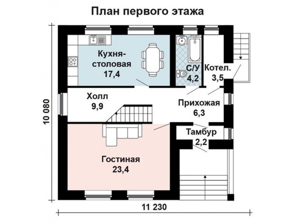 Проект дома Проект дома AS-1628 - Фото 2