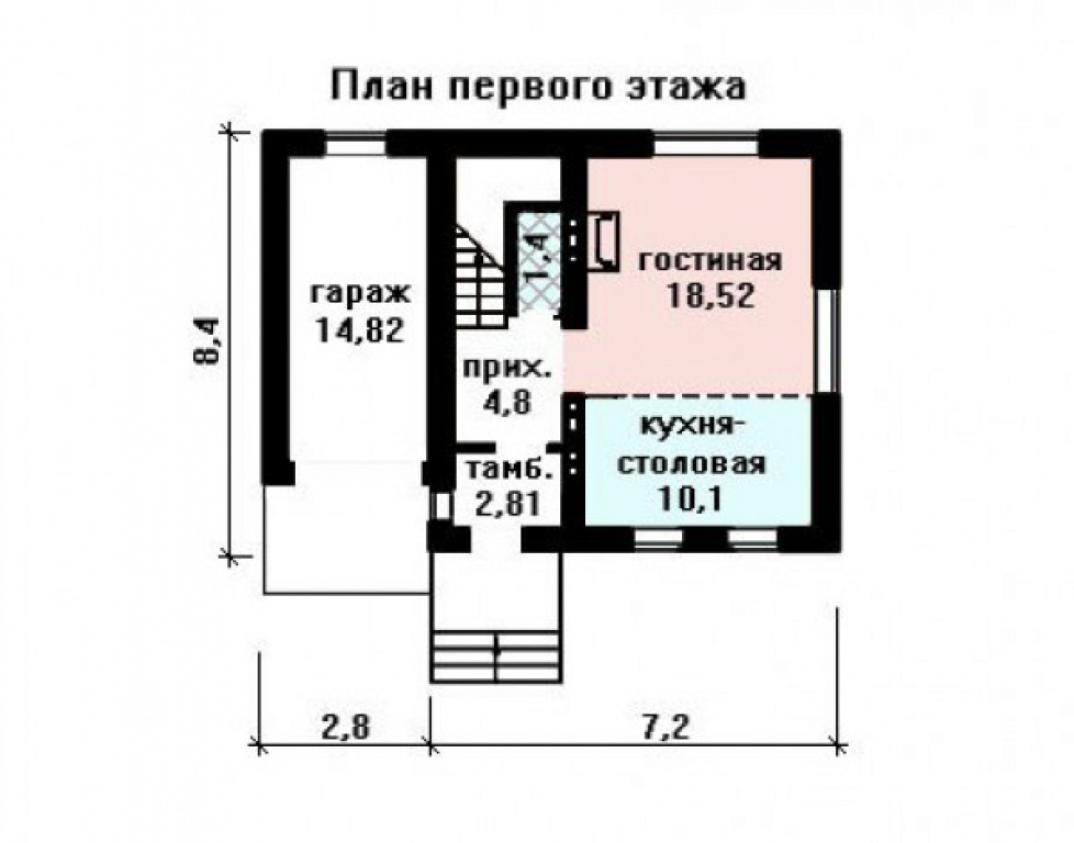 Проект дома Проект дома AS-1702 - Фото 1