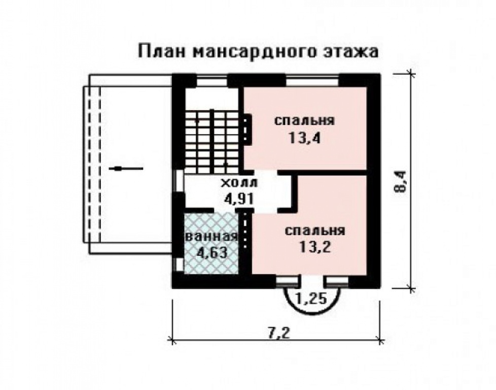 Проект дома Проект дома AS-1702 - Фото 2