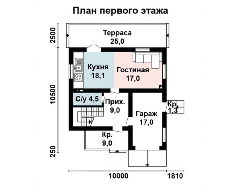 Проект дома Проект дома AS-2025 - Фото 1