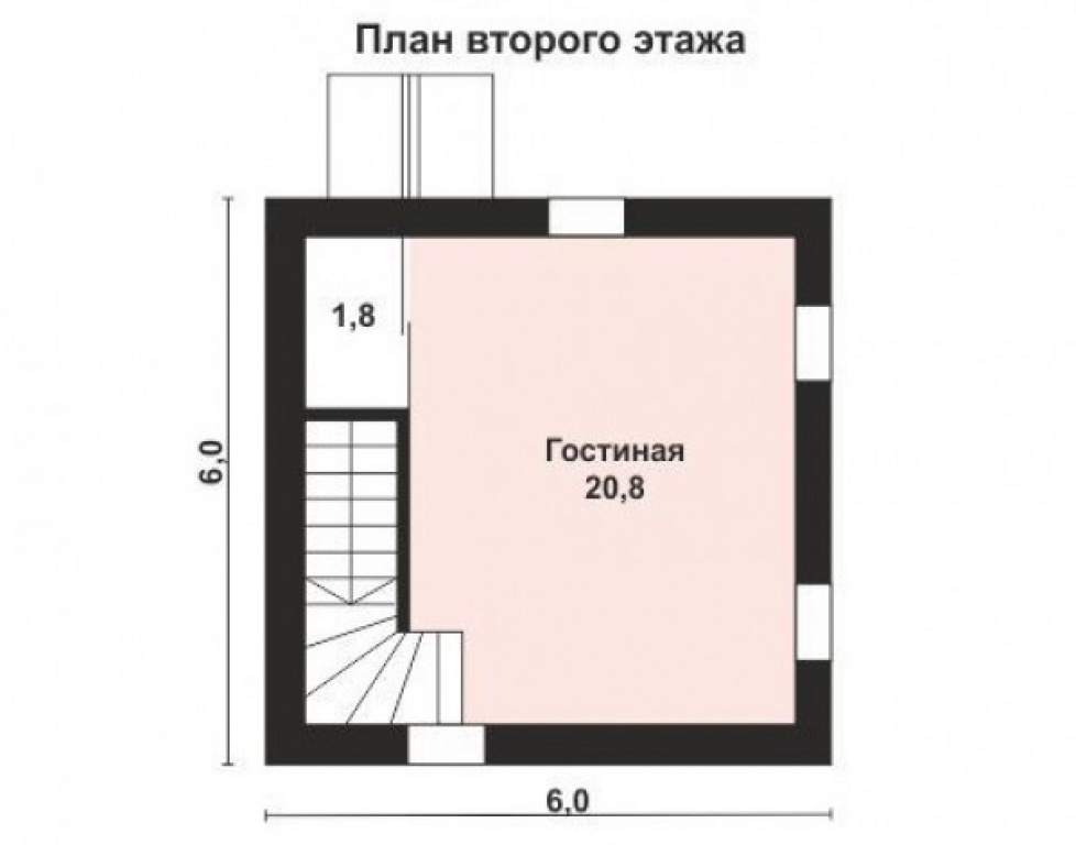 Проект дома Проект дома AS-2245 - Фото 2